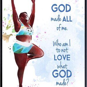 Religious Wall Art 8x10 Inspirational Christian Bible Verse Decor for Women